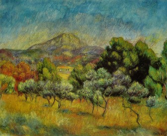 Pierre-Auguste Renoir: La Montagne Sainte-Victoire, 1889