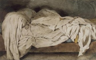 Eugène Delacroix: Un Lit Defait, 1828