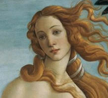 Sandro Botticelli: The Birth of Venus (detail), 1486