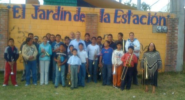 The author on a return visit to teach for a week in Metapec in 2013. Many of the students who attended are children of his students from his early years there.